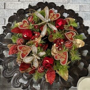 Capiz Valentine Wreath